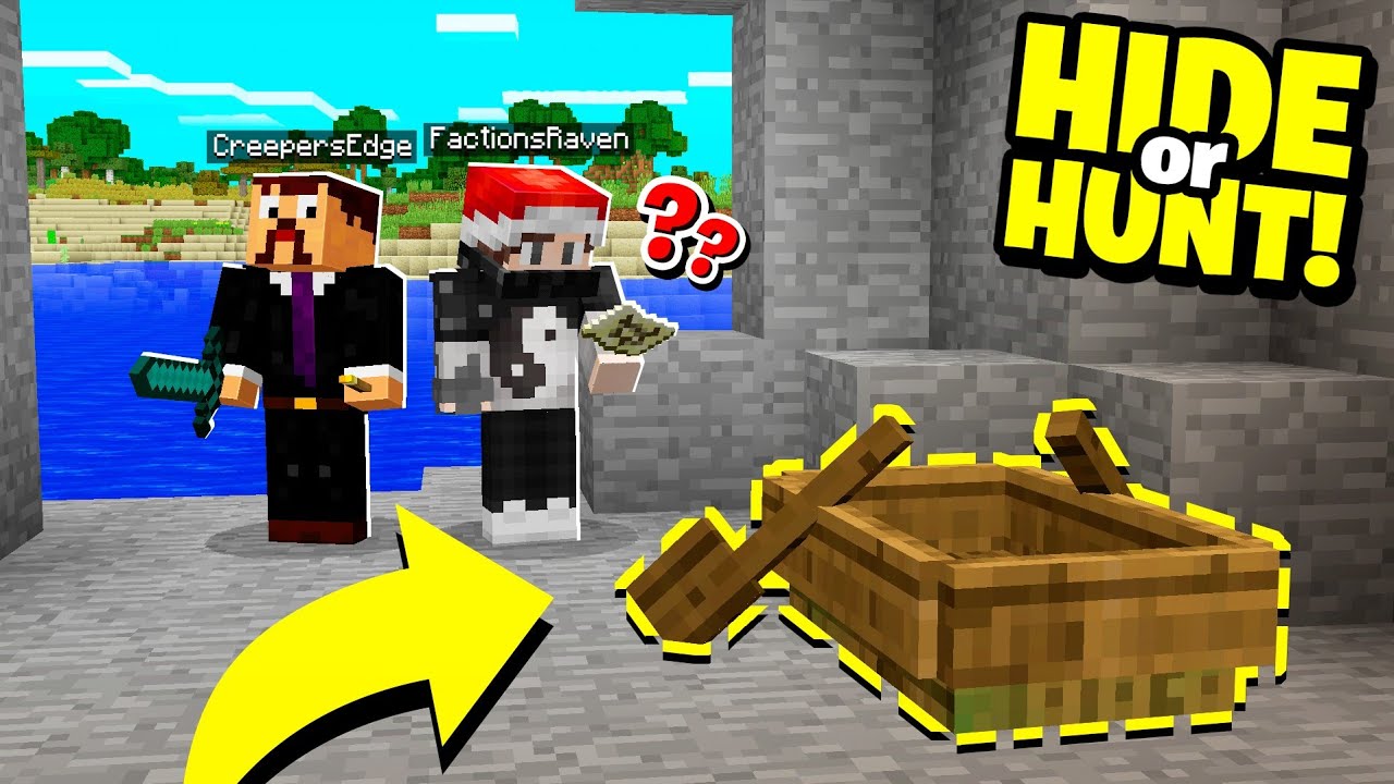 HUNTING our enemies..in the OCEAN! - Hide Or Hunt #4