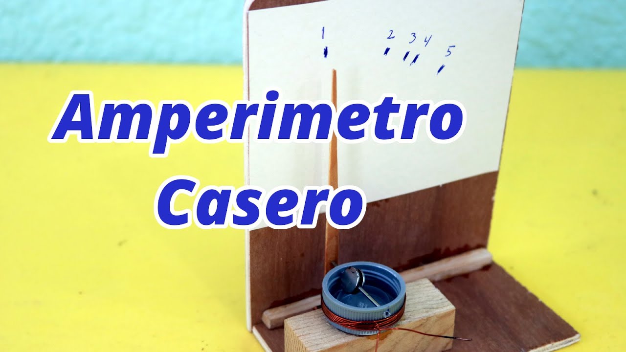 Amperimetro de Corriente Directa Casero