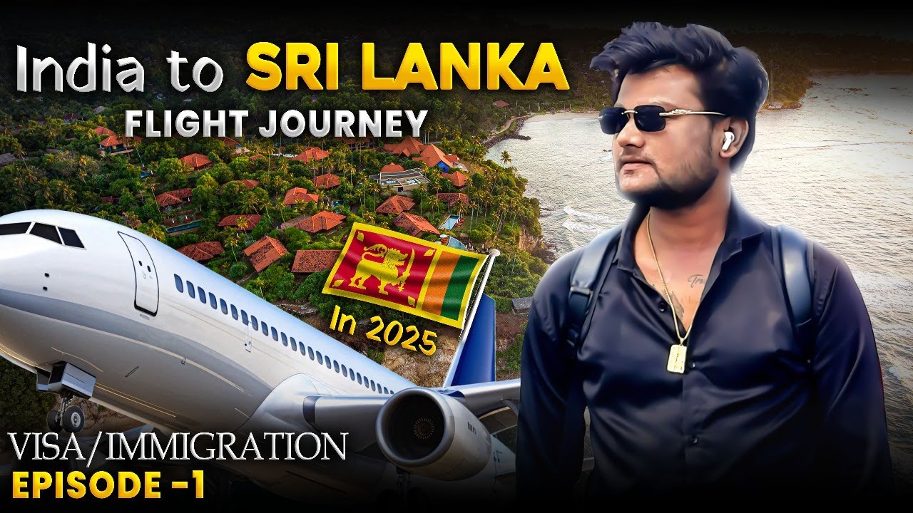 India to Sri Lanka Flight Journey | Chennai to Colombo | Free Sri Lanka Visa 2025 | Ep 1