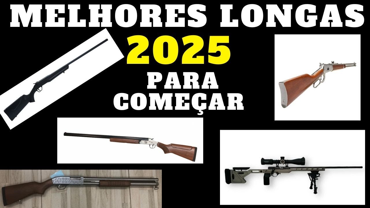 5 armas longas baratas em calibre permitido que eu escolheria para começar em 2025