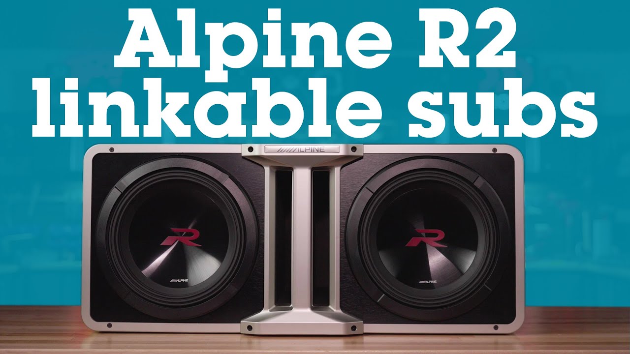 Alpine R2 Halo Series linkable subwoofers | Crutchfield