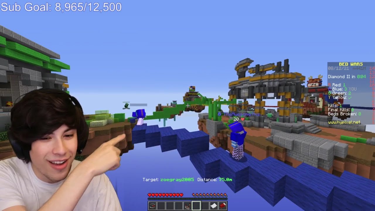 GeorgeNotFound Quackity Dream Badboyhalo Plays Bedwars For Dream's Birthday