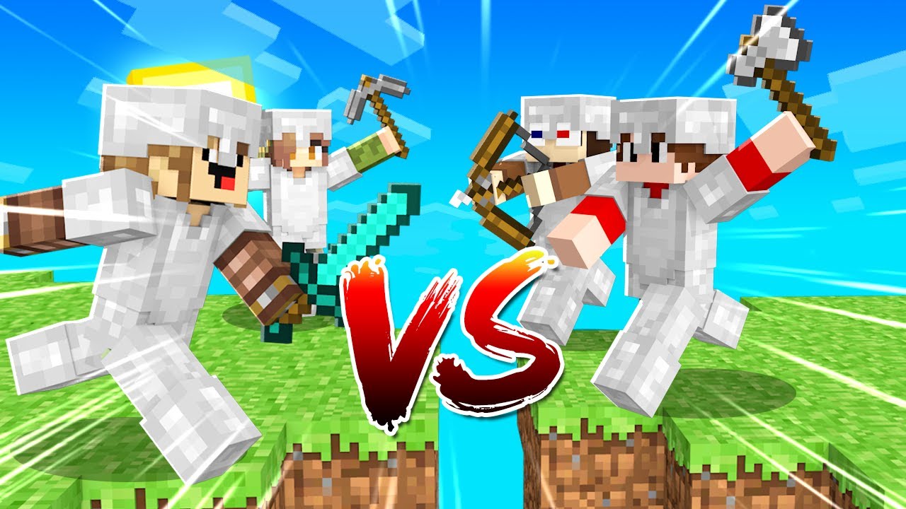 EU TE DEFENDO MANDINHA | MINECRAFT SKYWARS DUPLA
