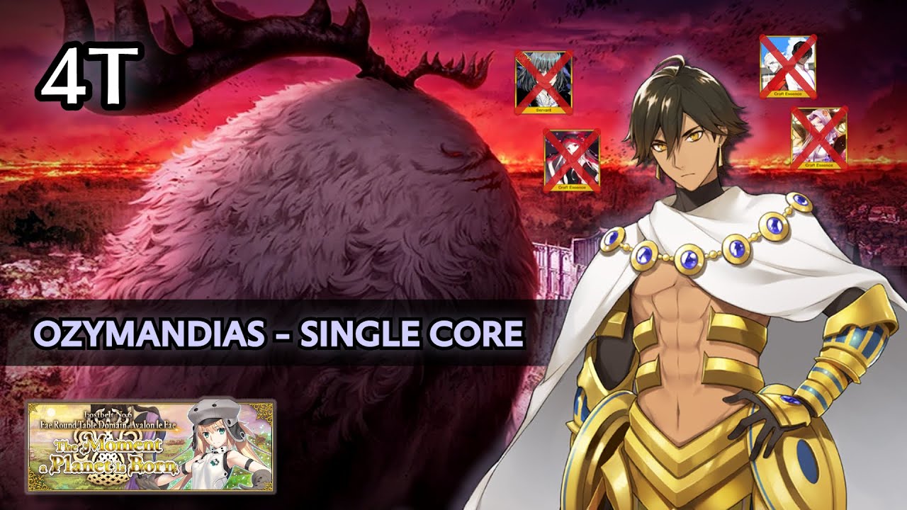 [FGO NA] Enshrined Deity CERNUNNOS – Ozymandias 4T (Single Core, No CE) | Lostbelt 6: Avalon le Fae