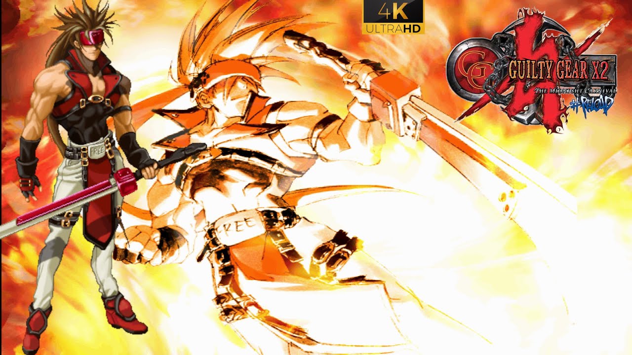 Guilty Gear XX Reload [PS2] - Sol BadGuy Longplay [Maniac Difficulty] |4K|