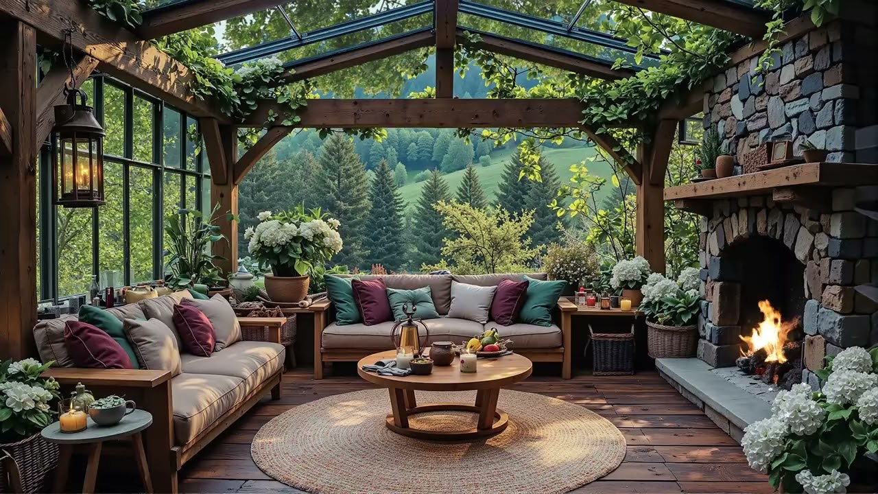 Cozy Spring Cabin Jazz 🌿 Soft Jazz Music for Fresh Mornings, Reading & Peaceful Focus