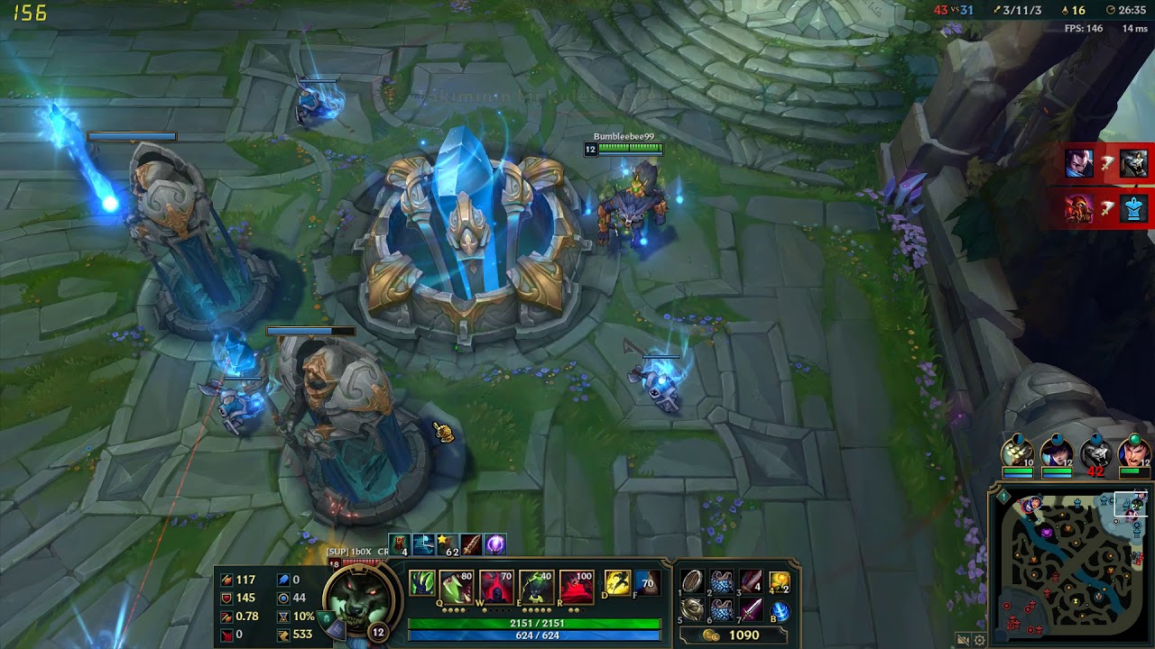 League of Legends warwick gameplay oynayış