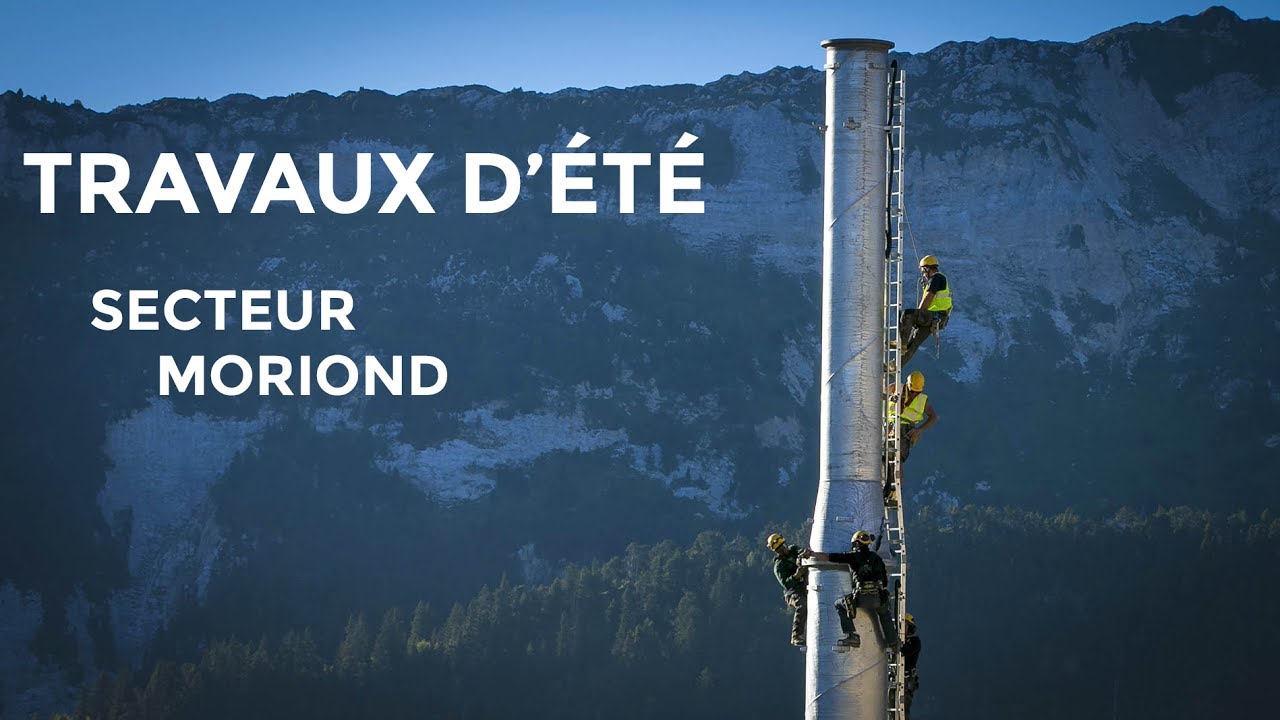 Héliportage des pylônes de la nouvelle TC Ariondaz à Courchevel