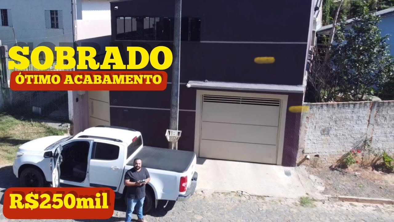 SOBRADO COM ÓTIMO ACABAMENTO EM IBAITI/PR