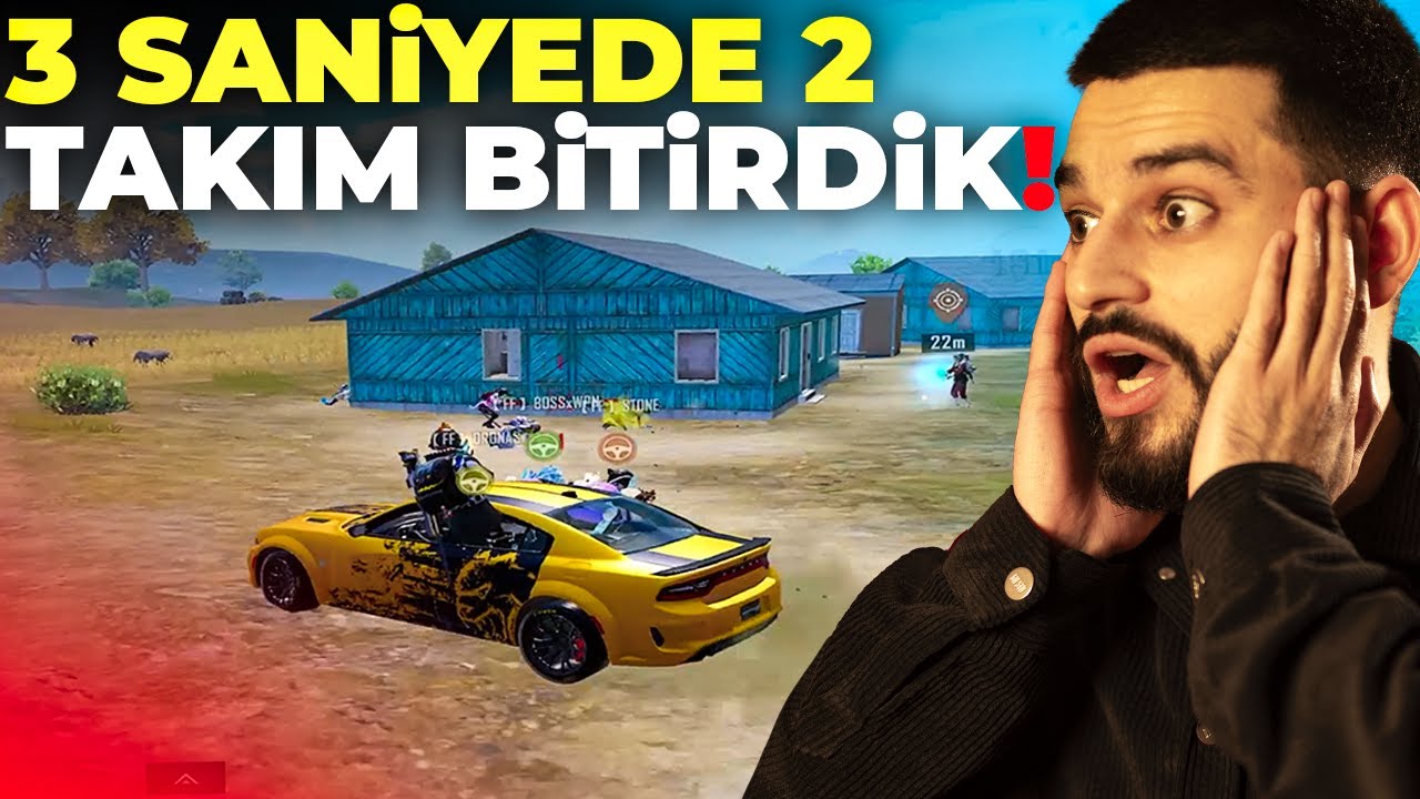 FF KLANIYLA XERITEYE SES SALDIG! 🔥 3 SANIYEDE TAKIM TEMIZLEMEK!! | PUBG MOBILE