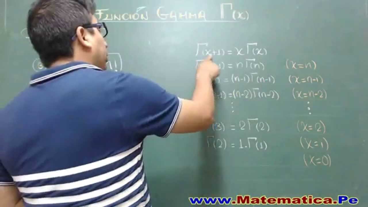 FUNCION GAMMA-PROPIEDADES Y SU DEMOSTRACION