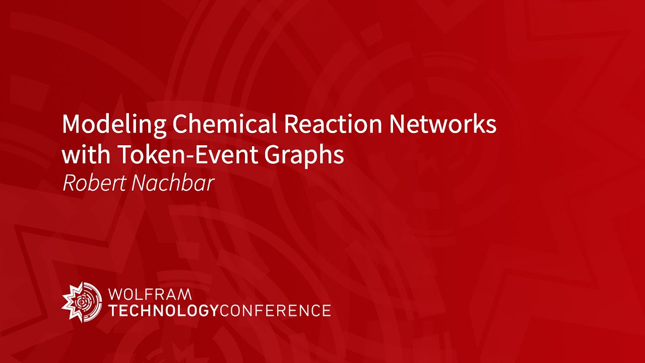 Modeling Chemical Reaction Networks with Token-Event Graphs