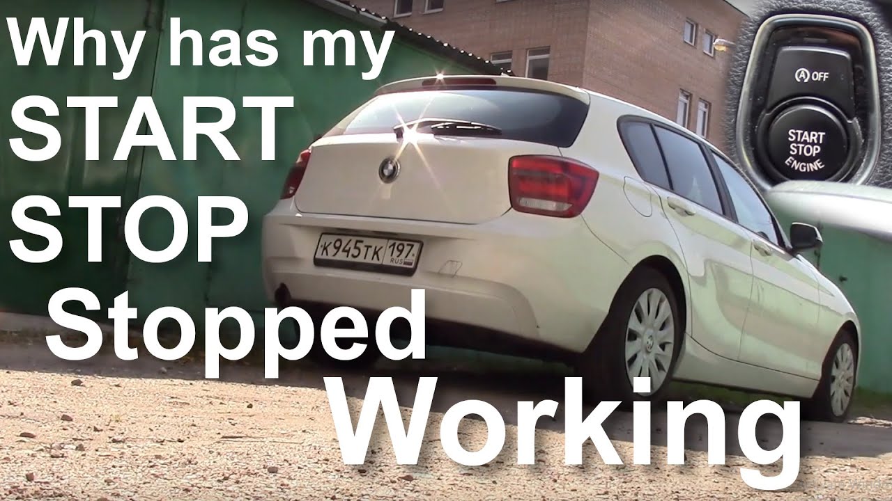 Why has my START STOP stopped working on my BMW? Faulty Start stop. F20