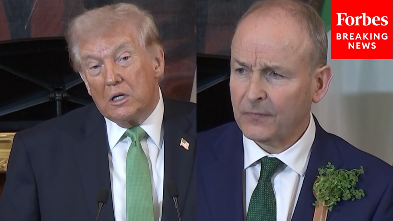 FULL EVENT: President Trump, Taoiseach, Speaker Johnson Deliver Remarks At Friends Of Ireland Event