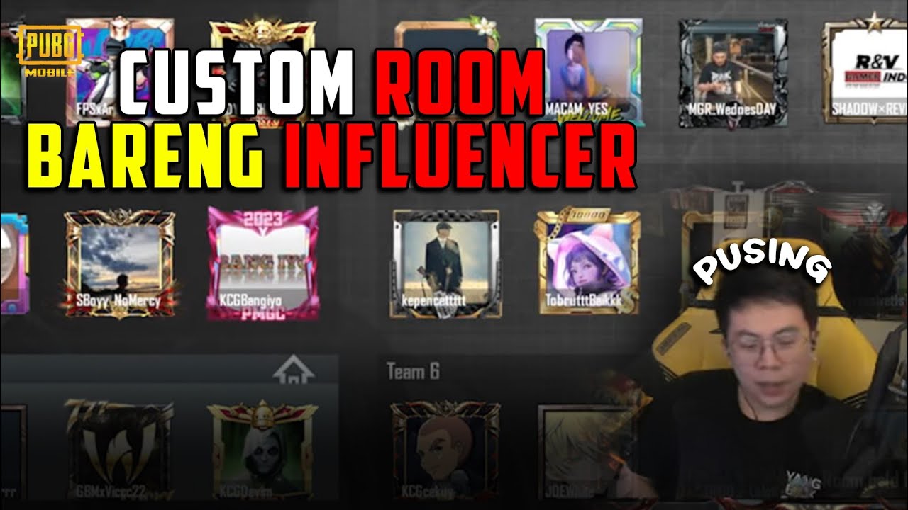 Copy of LETSGOO CUSTOM ROOM BARENG  #PUBGMOBILE #KCG