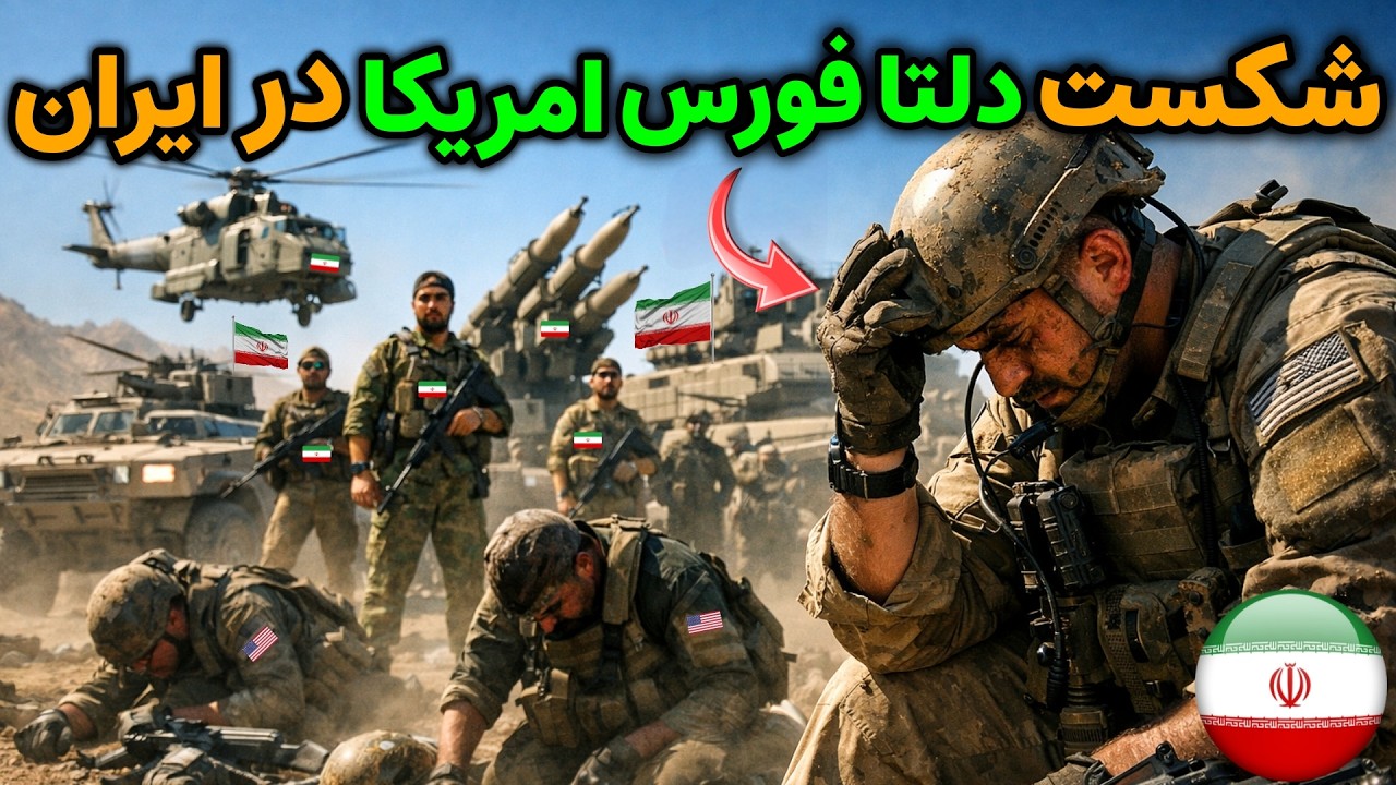 چگونگی زمین گیر شدن دلتا فورس آمریکایی در مقابل نیرو های مسلح ایران !
