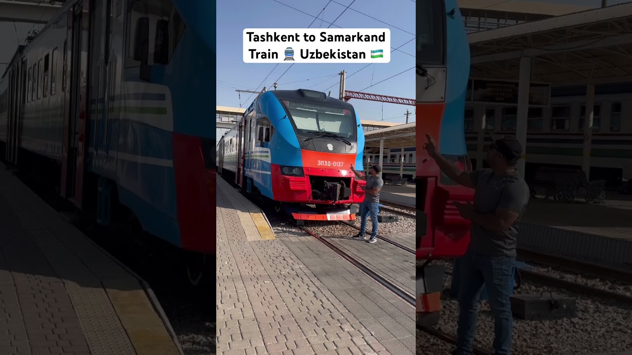 Tashkent to Samarkand train 🚆 Uzbekistan 🇺🇿 #worldtravelwithatul #budgettravel #centralasia