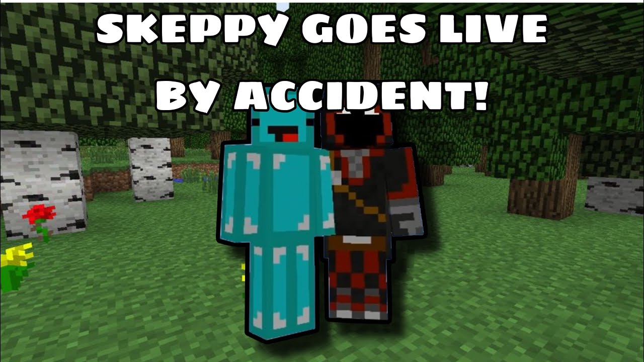 Skeppy Goes Live By Accident On Twitch!