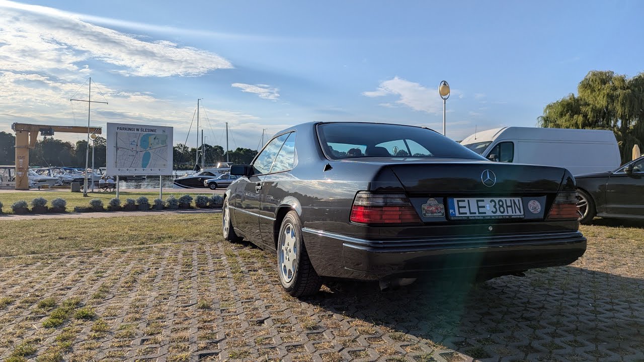 Eibach mercedes 320CE, 124 coupe, MietasVlog