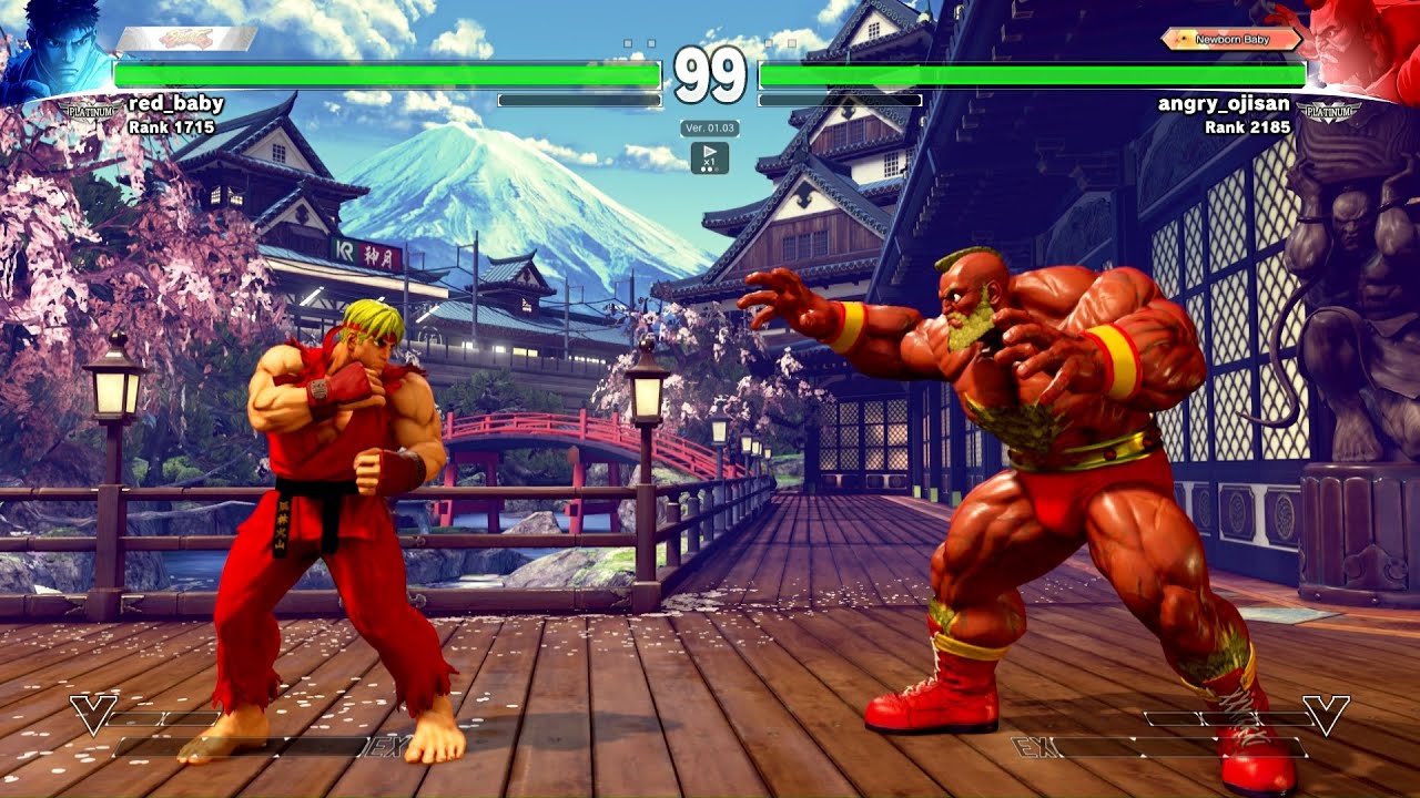 SFV - Hagejin ( Zangief ) vs red_baby ( Ryu )