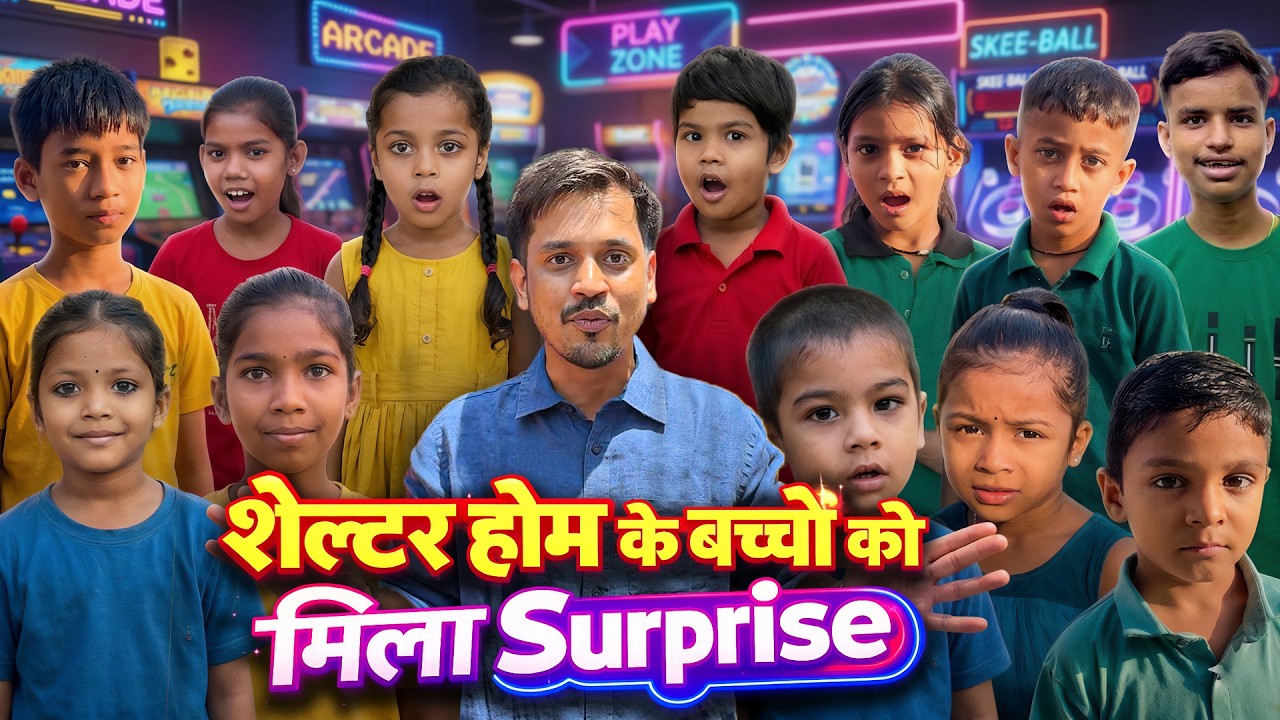 Spread happiness | Game Zone with Shelter Home kids | Tarun Mishra | Help Drive Foundation 