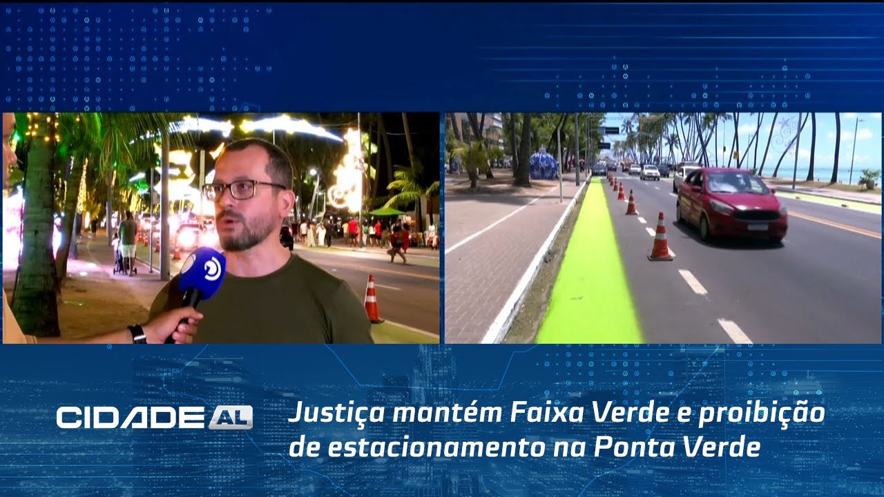 Justiça mantém Faixa Verde e proibição de estacionamento na Ponta Verde