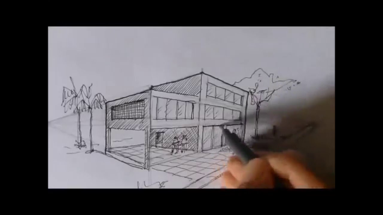 arquitetura croqui fácil