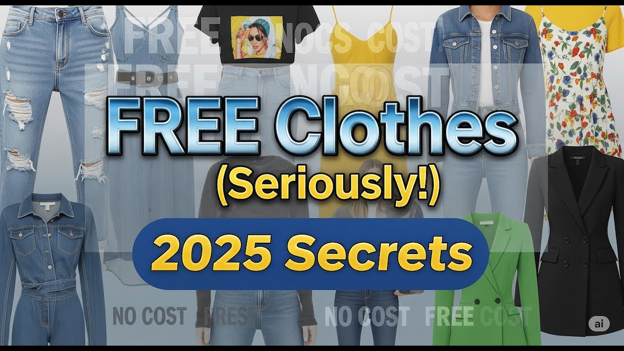 How to Get FREE Clothes (Seriously!) in the US: 2025 Secrets