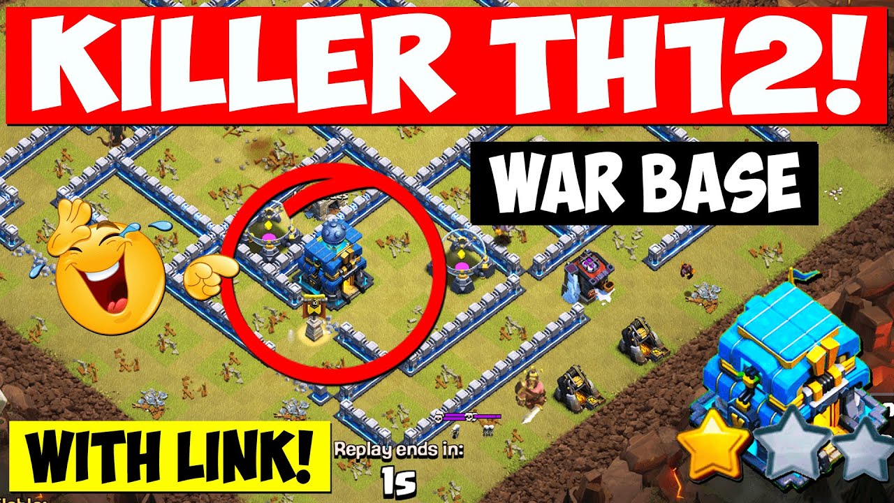 BEST BRAND NEW TH12 WAR BASE in 2020! TH 12 Base with link | CWL or War Town Hall 12 Clash of Clans