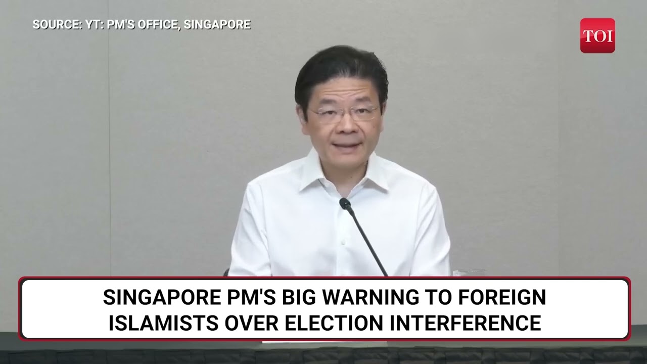 Singapore PM's UNUSUAL Warning To Islamists; 'Won't Tolerate, Our Country   '  Singapore Election