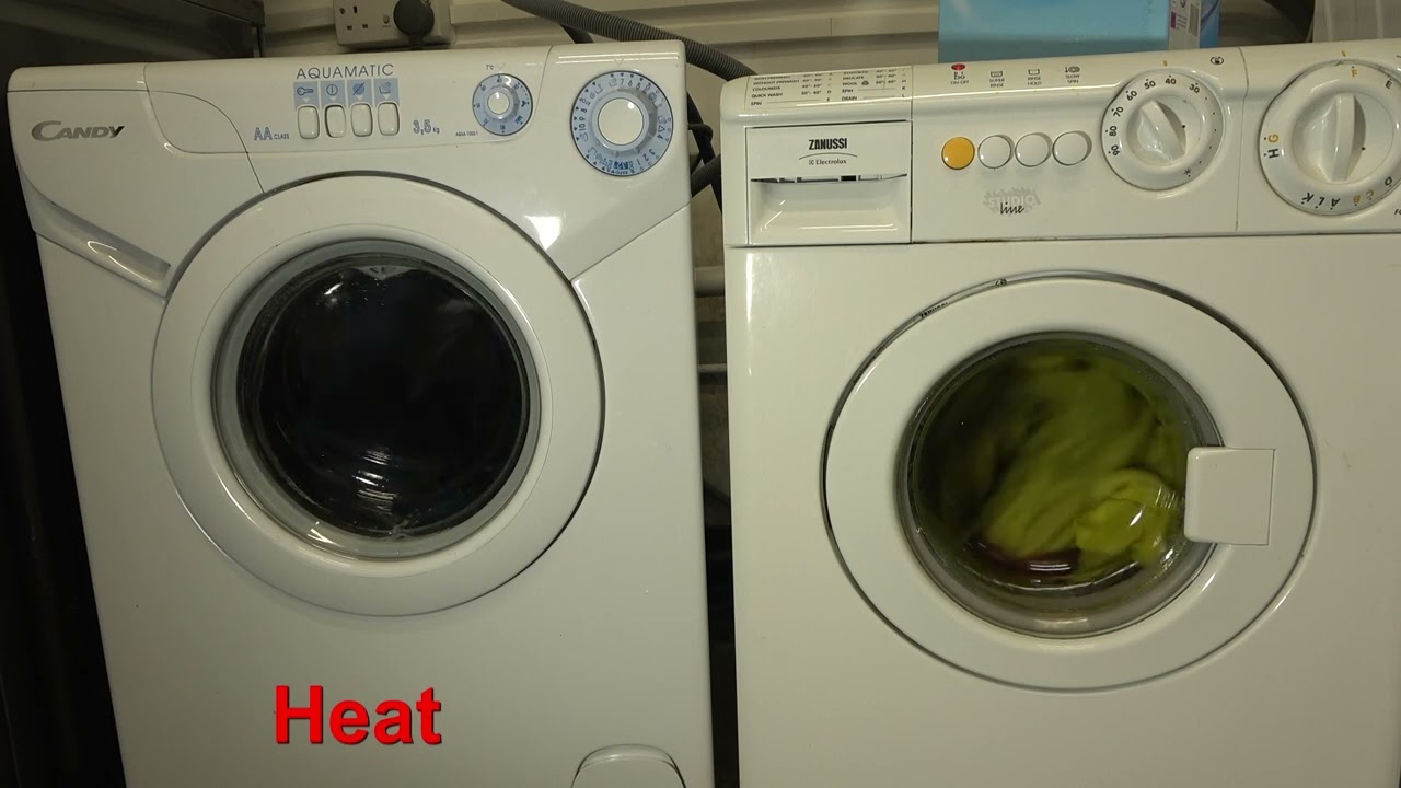 Wash Race - Candy 1000T vs. Zanussi FC1200W / Synthetics 40'c
