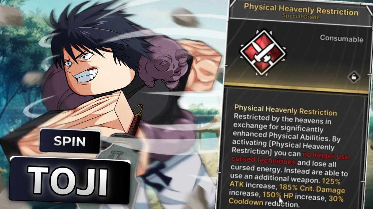 I Survived as 0.5% HEAVENLY RESTRICTION TOJI in Jujustu Kaizen Roblox!
