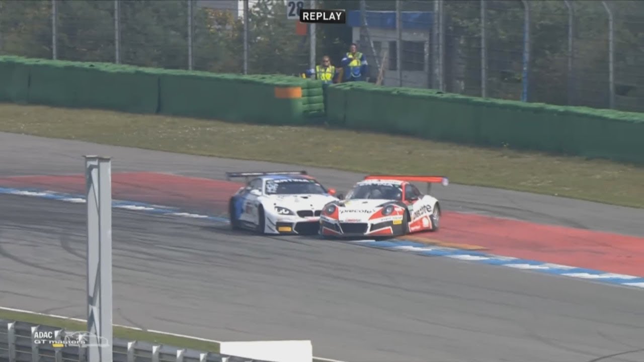 ADAC GT Masters 2017. Race 2 Hockenheimring. Battle for Win