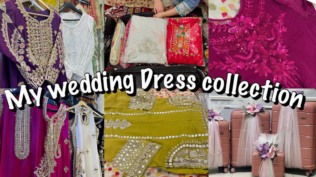 My Wedding Dress Collection Part 1 😍 - Meray Jahez k Kapray 👗🩷 Wedding Dress Designs 🌸