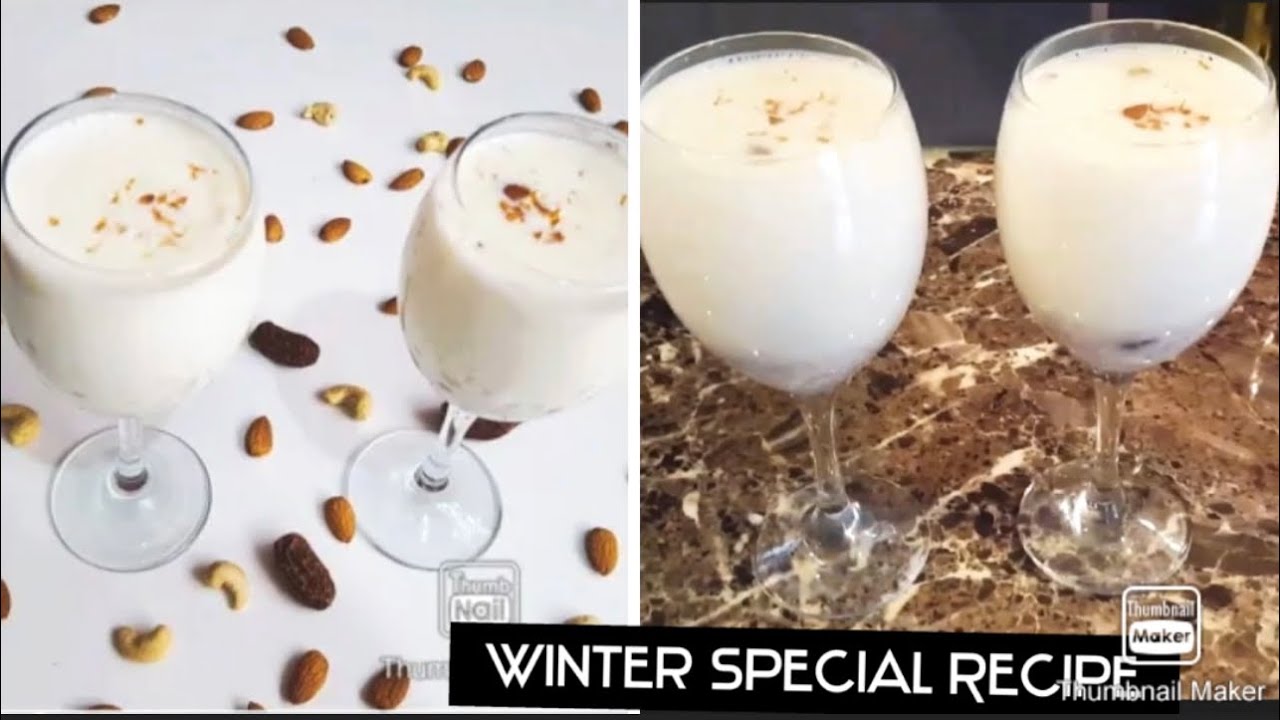 Hot Energy Milk Recipe | Good for Health and Winter #Shortvideo