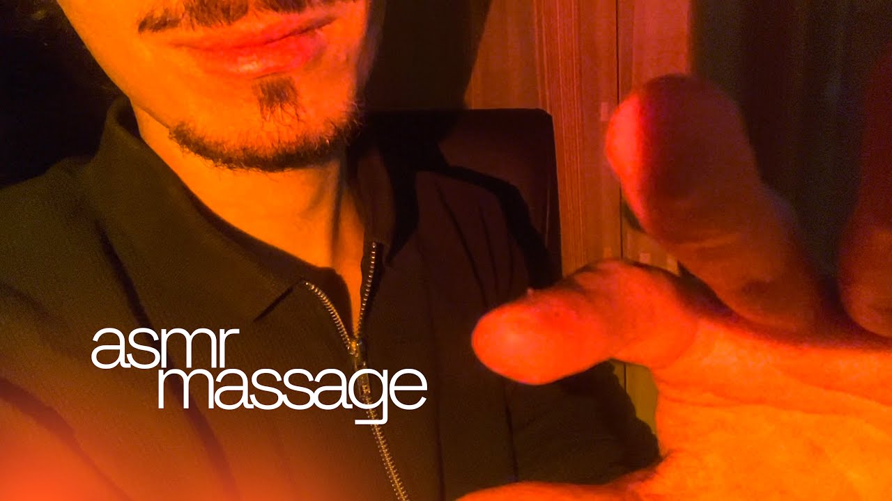 shoulder, neck and face massage | asmr