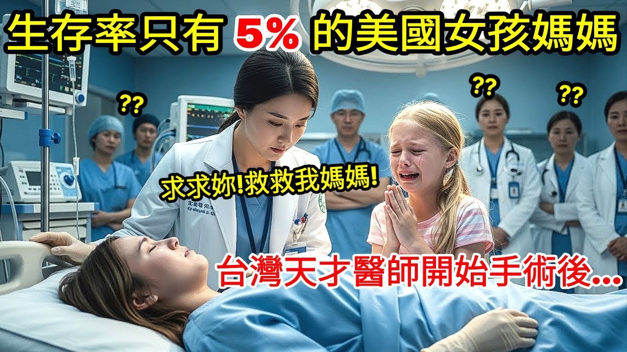生存率只有5%的美國女孩媽媽台灣天才醫師一動刀竟然...