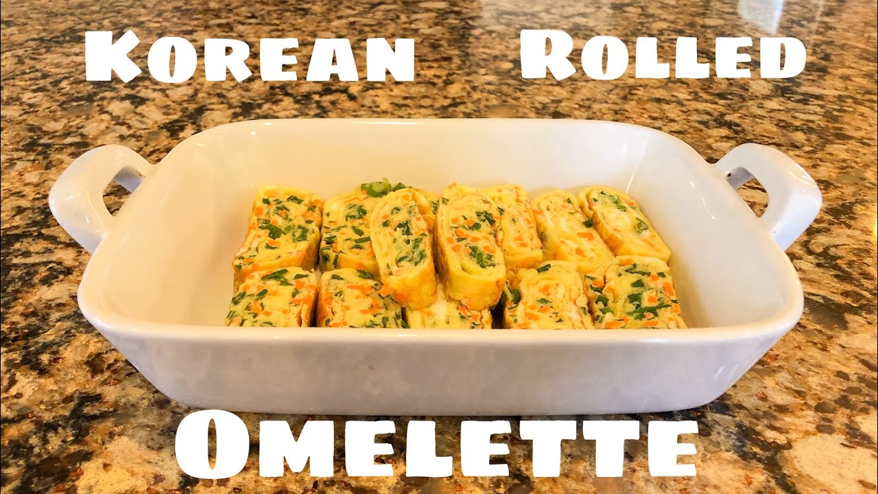 How to Cook Korean Food Simply and Easily: Korean Rolled Omelette (Gyeranmari)