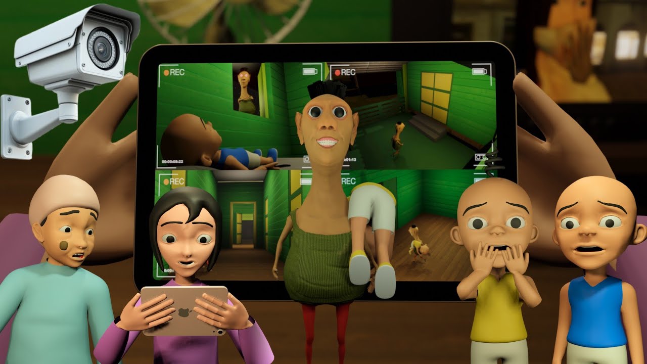 KOMPILASI TEREKAM CCTV !! Nampak HANTU HAMOOD HABIBI Masuk Kerumah Upin dan Ipin