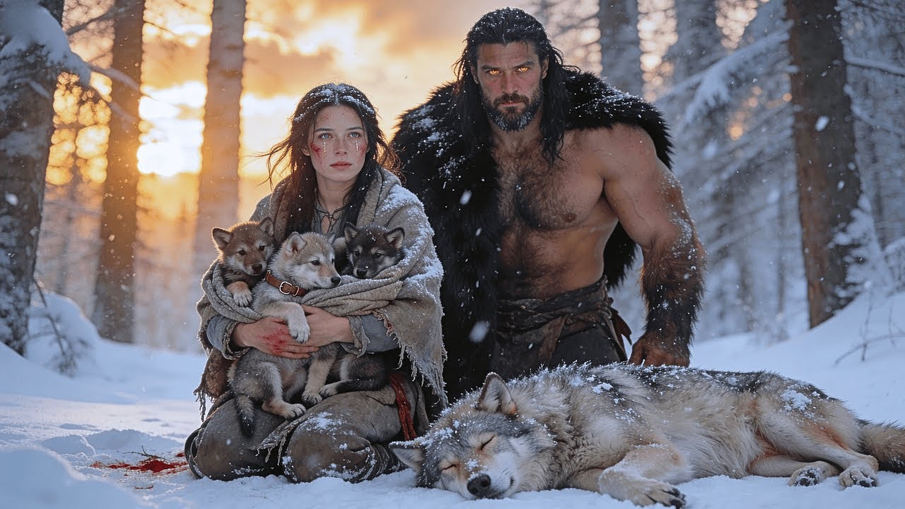 Uma Omega Viuva salvou uma matilha de lobos filhotes, O Rei Lycan Deu a Ela oque mais queria...
