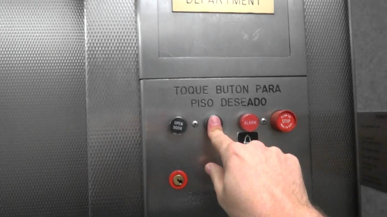 Independent service on vintage Touch Sensitive Otis elevator