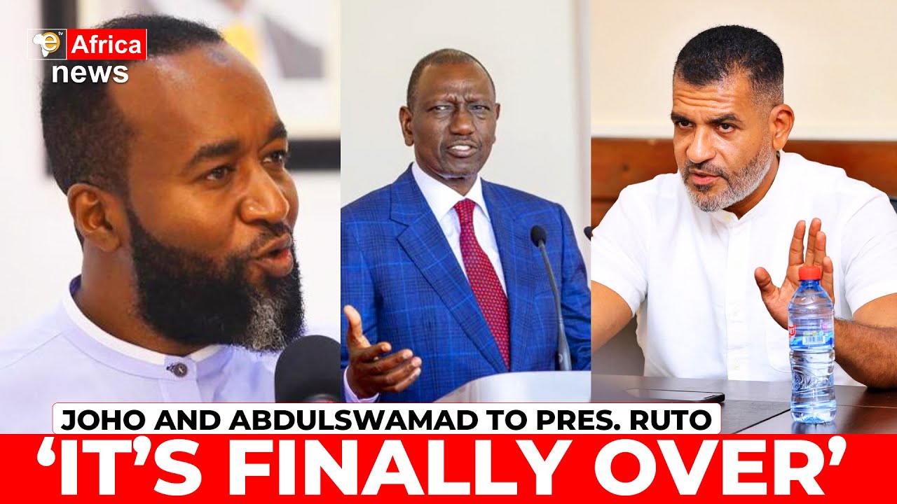 Listen What Joho & Abdulswamad told Pres. Ruto Face to Face in mombasa today