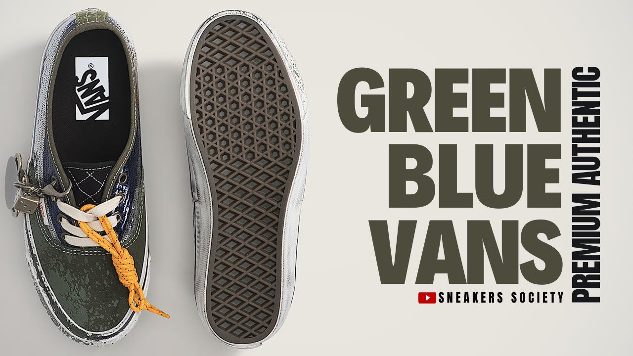 GREEN BLUE 2026 Vans Premium Authentic | DETAILED LOOK + PRICE