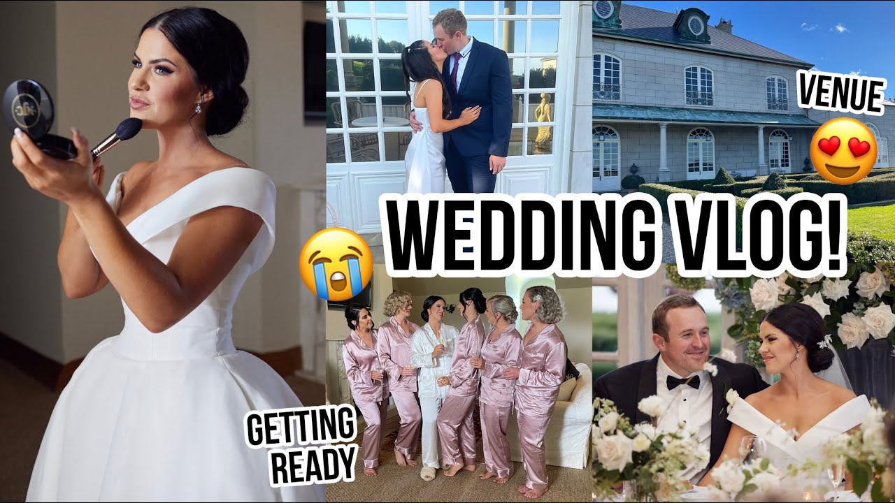 OUR WEDDING DAY! REHEARSAL DINNER, THE MORNING OF, GETTING READY & BEHIND THE SCENES!!👰🏻🤵🏼