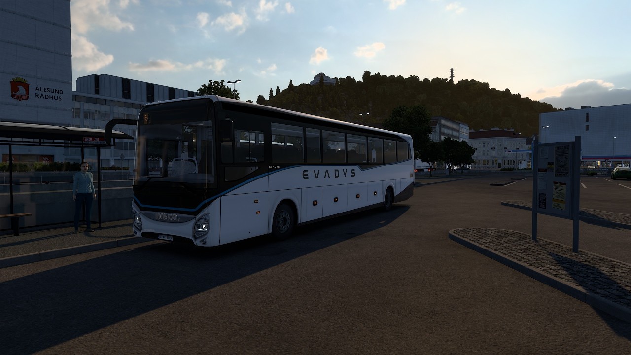 Euro Truck Simulátor 2 Zájazd Ålesund - Trondheim ( IVECO EVADYS )