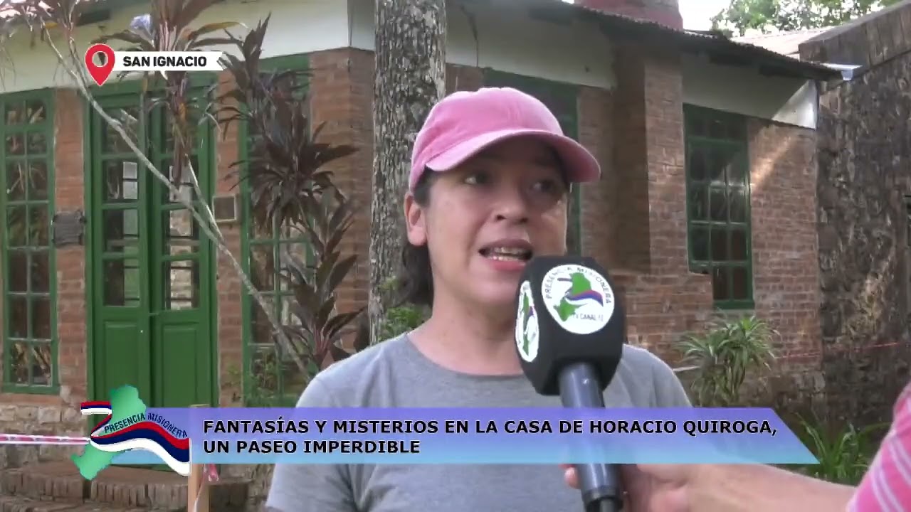SAN IGNACIO: MARÍA CARDOZO, GUÍA DE TURISMO - FANTASÍAS Y MISTERIOS EN LA CASA DE HORACIO QUIROGA