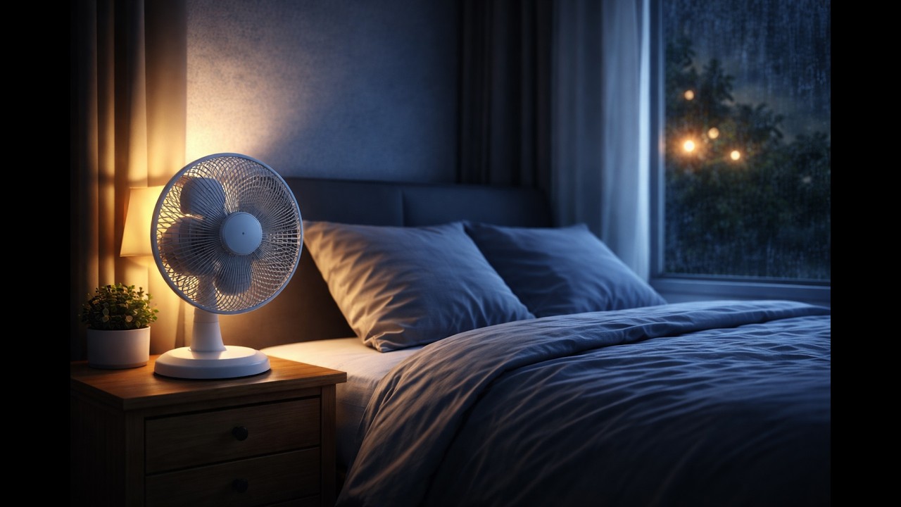Ruido Marrón Profundo con Sonido de Ventilador Suave | 1 Hora para Dormir y Relajarse