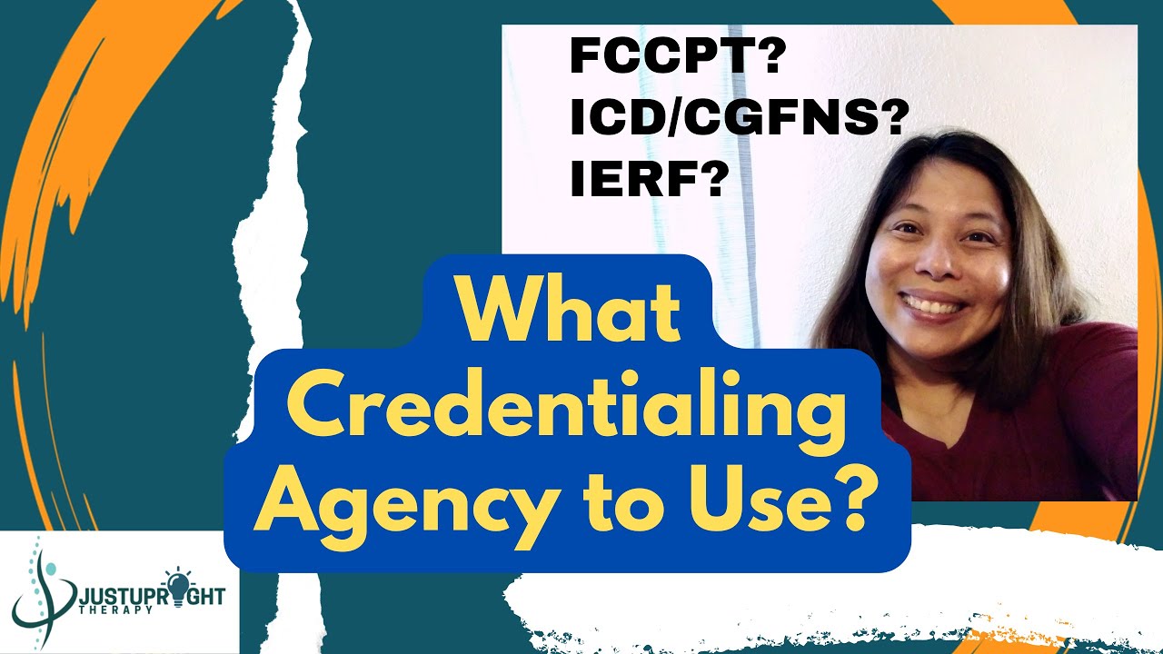 What Credentialing Agency Should I Use? FCCPT? ICD? EIRF?