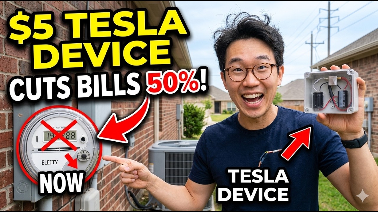 This $5 Tesla Device Cuts Your Electric Bill 50% &mdash; Power Companies BURIED This in 1891!