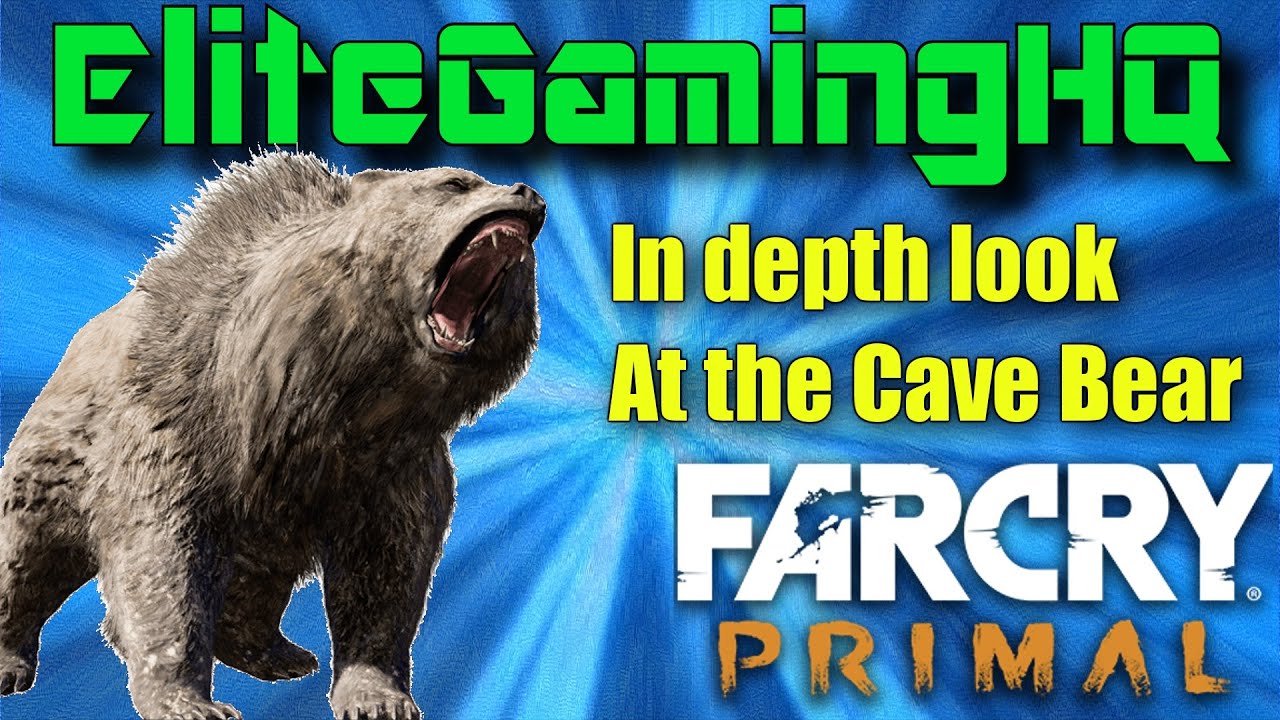 Far cry primal Cave Bear VS mammoth | in depth look at the Cave Bear